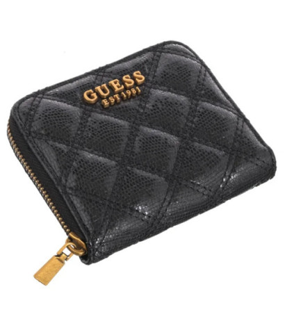 Guess Giully Slg Small Zip Around SWQK87 48137 Black (GU639-a) handbag