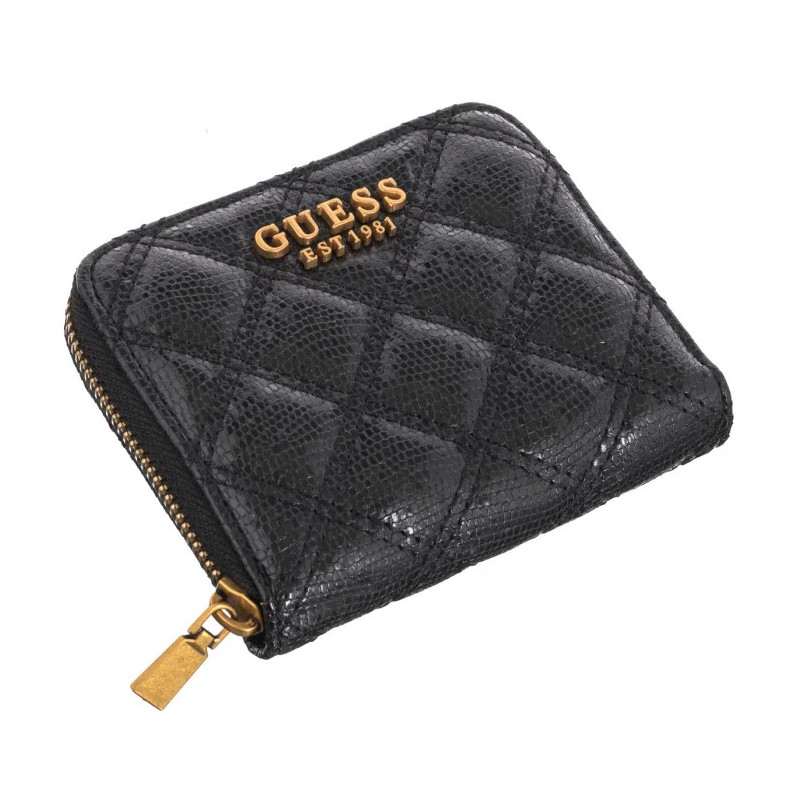 Guess Giully Slg Small Zip Around SWQK87 48137 Black (GU639-a) käekott