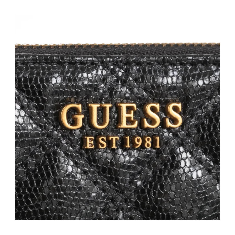 Guess Giully Slg Small Zip Around SWQK87 48137 Black (GU639-a) handbag