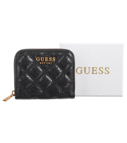 Guess Giully Slg Small Zip Around SWQK87 48137 Black (GU639-a) handbag