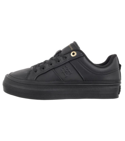 Tommy Hilfiger Essential Vulc Sneaker Monogram Black FW0FW07945 BDS (TH1116-b) bateliai