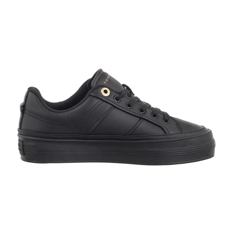 Tommy Hilfiger Essential Vulc Sneaker Monogram Black FW0FW07945 BDS (TH1116-b) bateliai