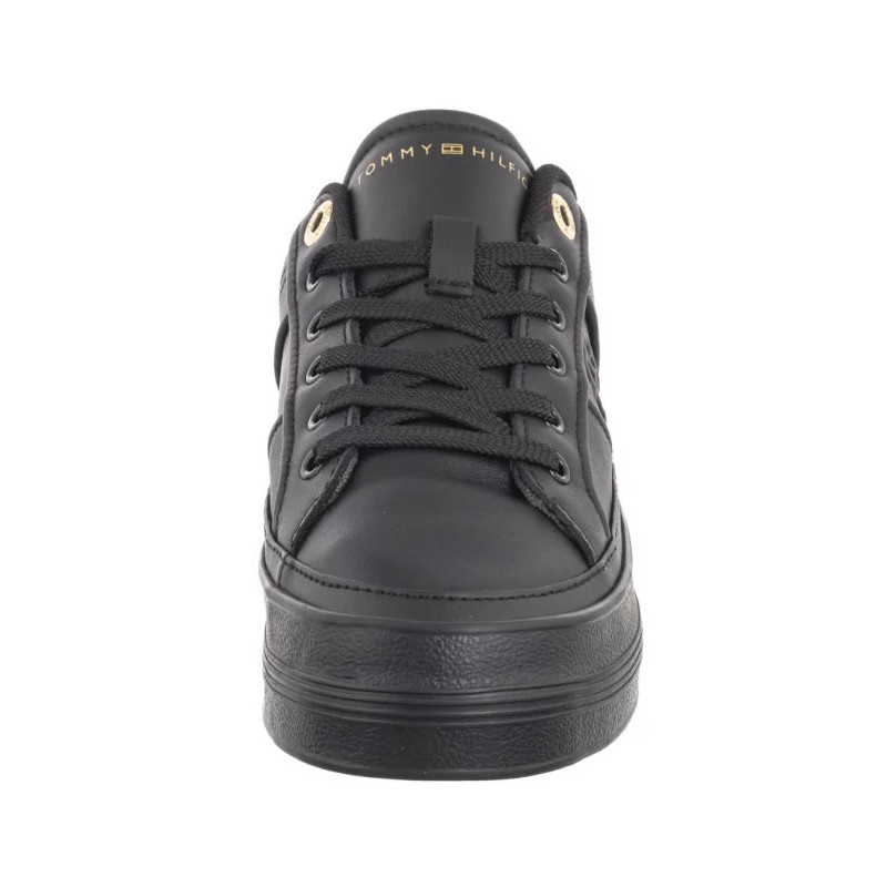 Tommy Hilfiger Essential Vulc Sneaker Monogram Black FW0FW07945 BDS (TH1116-b) bateliai