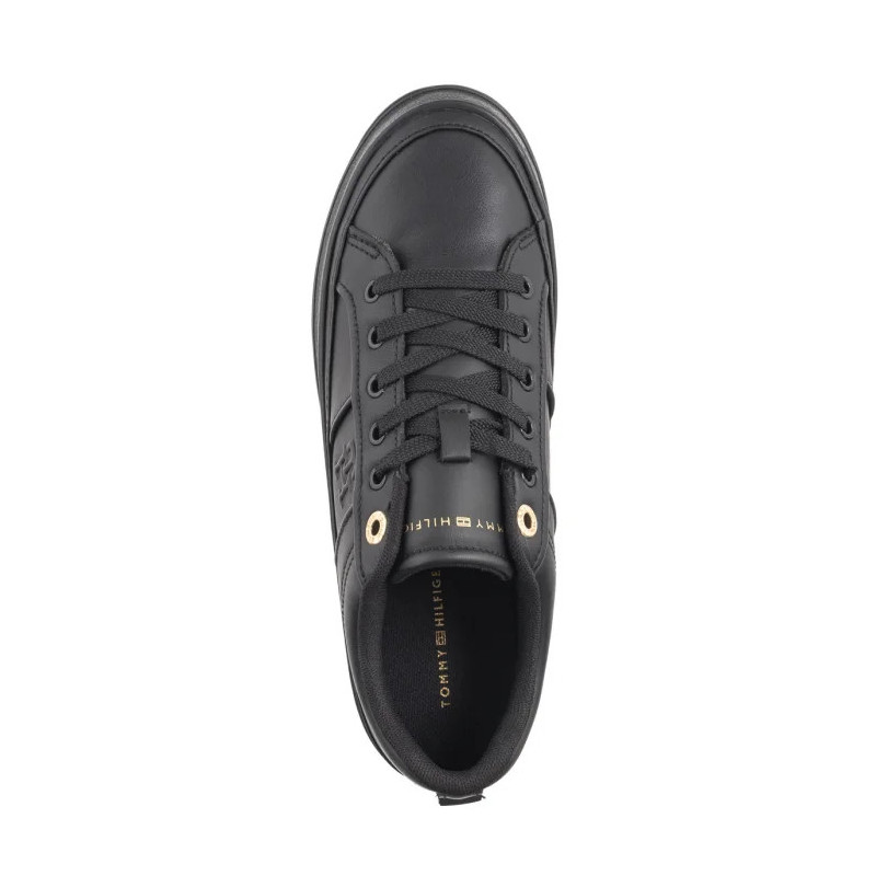 Tommy Hilfiger Essential Vulc Sneaker Monogram Black FW0FW07945 BDS (TH1116-b) bateliai