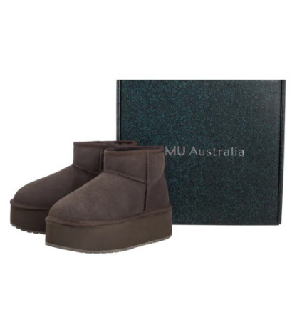 EMU Australia Stinger Micro Flatform Chocolate W13082 (EM505-a) batai