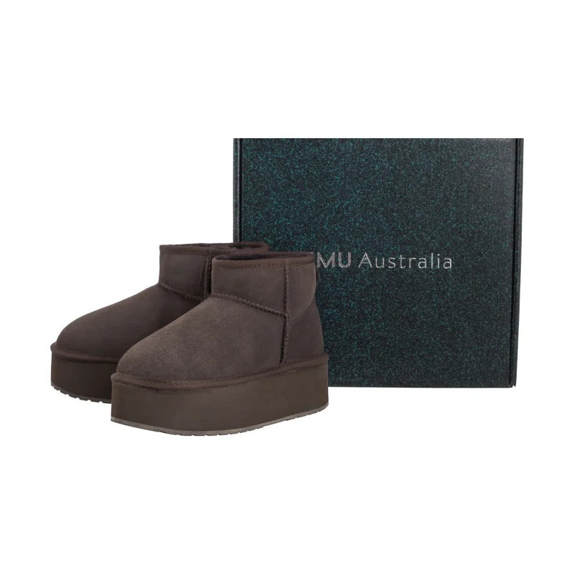 EMU Australia Stinger Micro Flatform Chocolate W13082 (EM505-a) batai