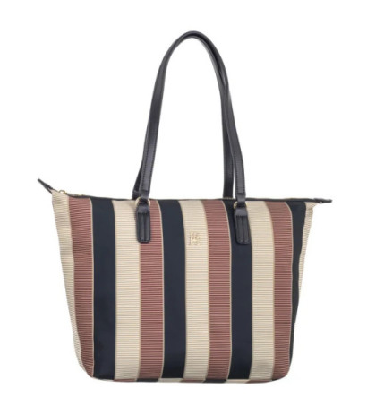 Tommy Hilfiger Poppy Tote Stripe AW0AW16446 AEG (TH1176-a) handbag