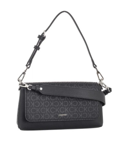 Calvin Klein CK Must Conv Shoulder Bag Mono Black Monogram K60K612903 0GM (CK572-a) handbag