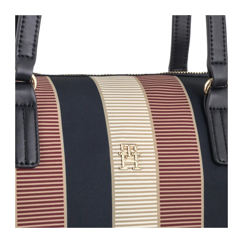 Tommy Hilfiger Poppy Tote Stripe AW0AW16446 AEG (TH1176-a) rankinė