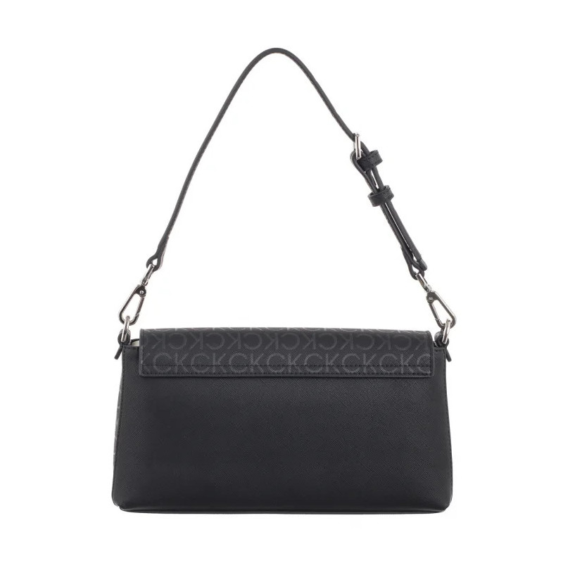 Calvin Klein CK Must Conv Shoulder Bag Mono Black Monogram K60K612903 0GM (CK572-a) handbag