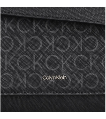 Calvin Klein CK Must Conv Shoulder Bag Mono Black Monogram K60K612903 0GM (CK572-a) handbag