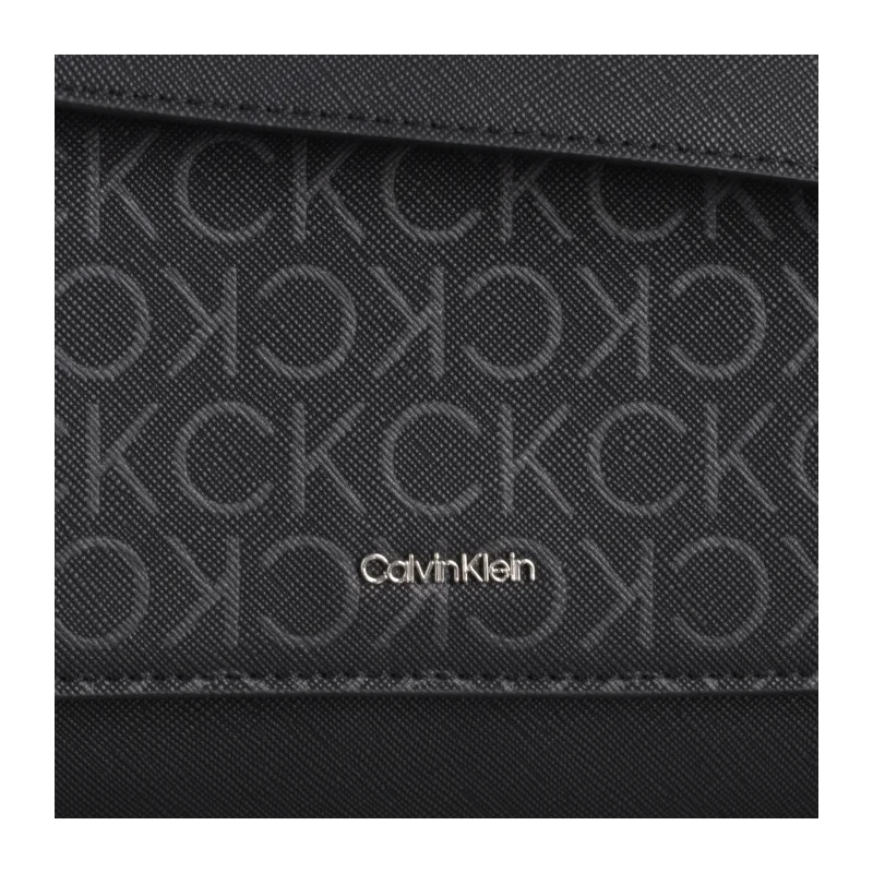 Calvin Klein CK Must Conv Shoulder Bag Mono Black Monogram K60K612903 0GM (CK572-a) rankinė