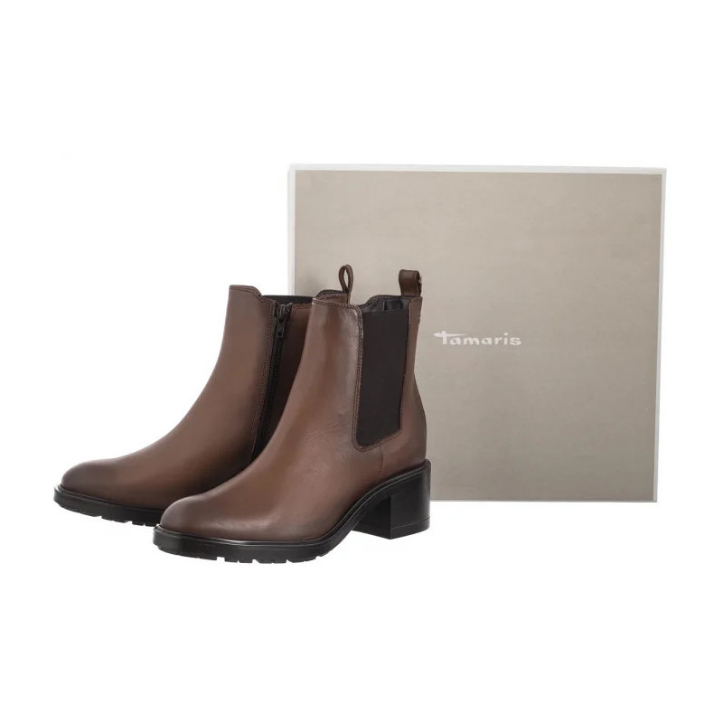 Tamaris Brązowe 1-25016-43 305 Cognac (TM508-a) batai