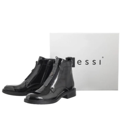 Nessi Czarne Lakierowane 24647_ 711 (NE403-a) shoes