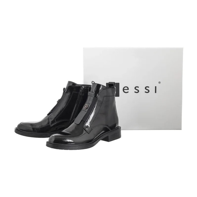 Nessi Czarne Lakierowane 24647_ 711 (NE403-a) shoes