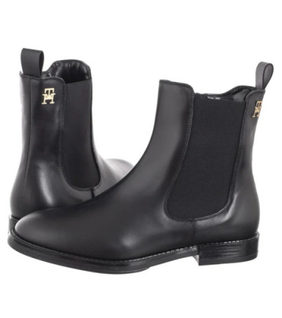 Tommy Hilfiger Chelsea Boot Black T4A5-33590-0092999 (TH1171-a) batai