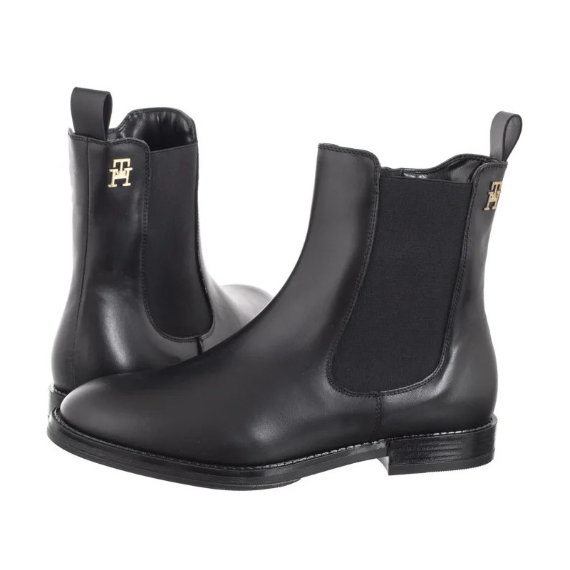 Tommy Hilfiger Chelsea Boot Black T4A5-33590-0092999 (TH1171-a) batai