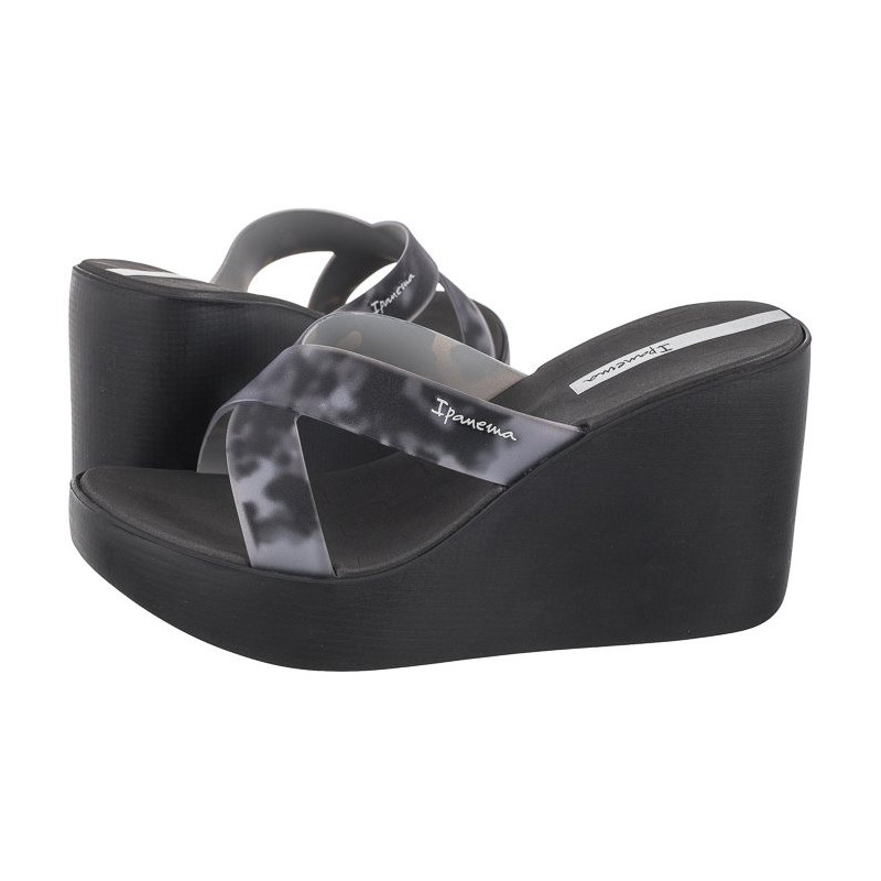 Ipanema High Fashion Slide Fem 83520/AQ406 Black/Grey (IP71-b) batai