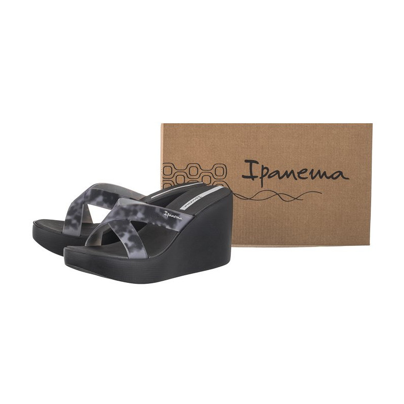 Ipanema High Fashion Slide Fem 83520/AQ406 Black/Grey (IP71-b) batai