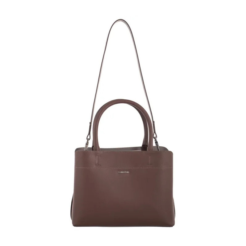 Calvin Klein CK Business Medium Tote Saffiano Cioccolate Lab/Cinder K60K612572 HJM (CK570-a) handbag