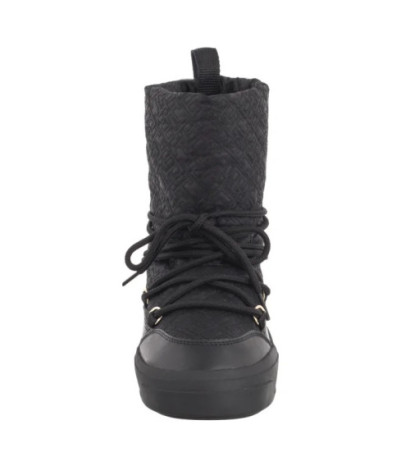 Tommy Hilfiger Lace-Up Monogram Snowboot Black FW0FW08430 BDS (TH1159-a) batai