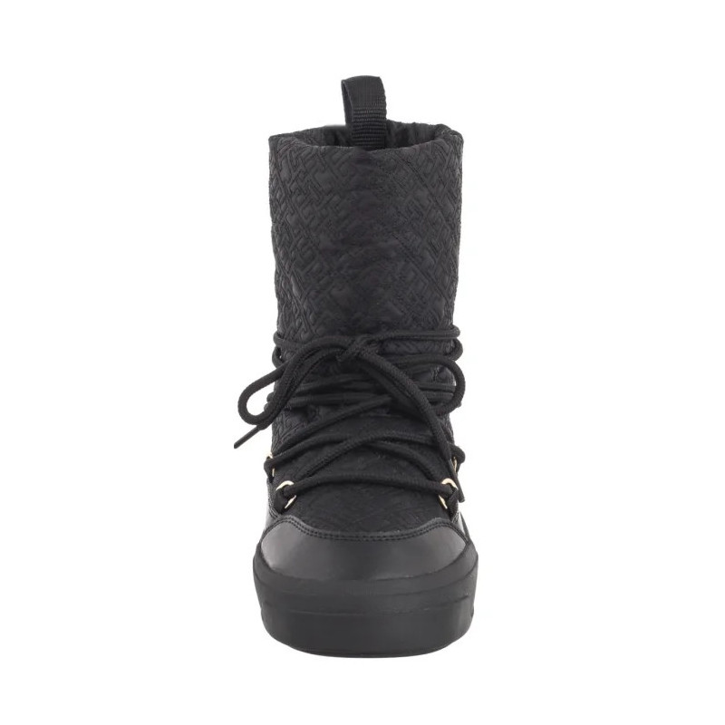 Tommy Hilfiger Lace-Up Monogram Snowboot Black FW0FW08430 BDS (TH1159-a) batai