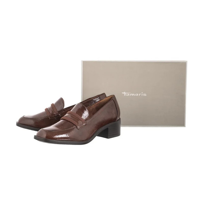 Tamaris Brązowe 1-24333-43 305 Cognac (TM510-a) bateliai