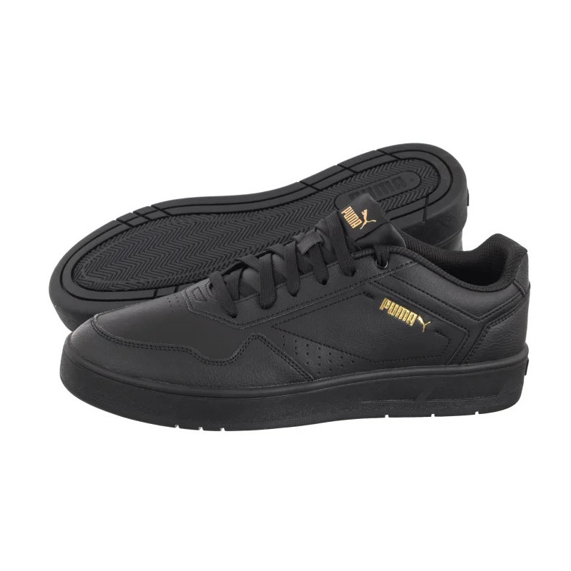 Puma Court Classic Puma Black-Puma Gold 395018-02 (PU592-a) sporta apavi