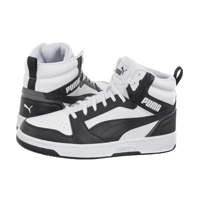 Puma Rebound v6 Puma White-Puma Black-Gray 392326-01 (PU587-b) spordijalatsid