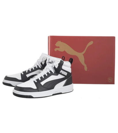 Puma Rebound v6 Puma White-Puma Black-Gray 392326-01 (PU587-b) spordijalatsid