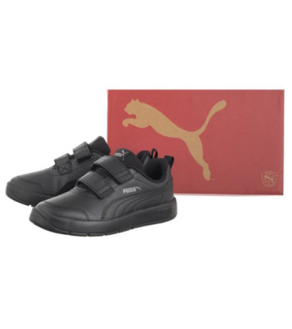 Puma Courtflex V3 V Ps Puma Black-Black/Cast Iron 397642-01 (PU594-a) spordijalatsid