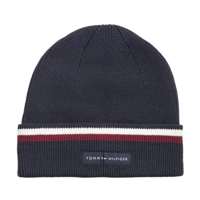 Tommy Hilfiger TH Corp Love Solid Stripe Beanie AM0AM12983 DW6 (TH1182-a) kepurė