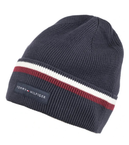 Tommy Hilfiger TH Corp Love Solid Stripe Beanie AM0AM12983 DW6 (TH1182-a) kepurė