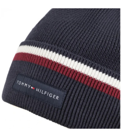 Tommy Hilfiger TH Corp Love Solid Stripe Beanie AM0AM12983 DW6 (TH1182-a) kepurė