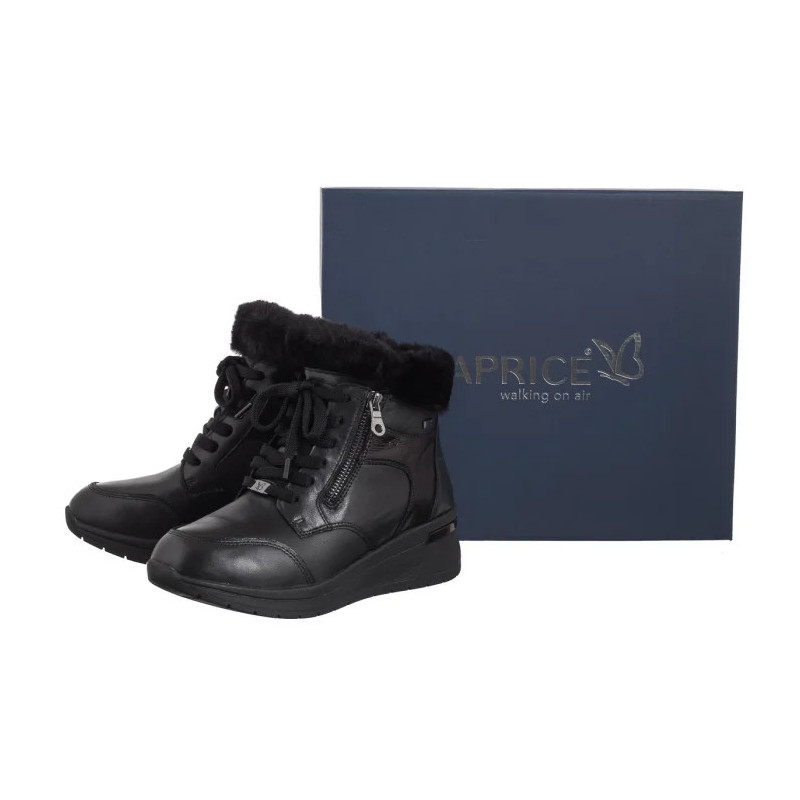 Caprice Czarne 9-26105-43 019 Black Comb (CP418-a) Boots