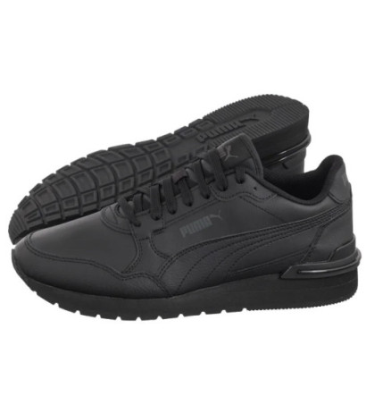 Puma ST Runner v4 L Jr Puma Black-Shadow Gray 399736-01  (PU599-a) sporta apavi