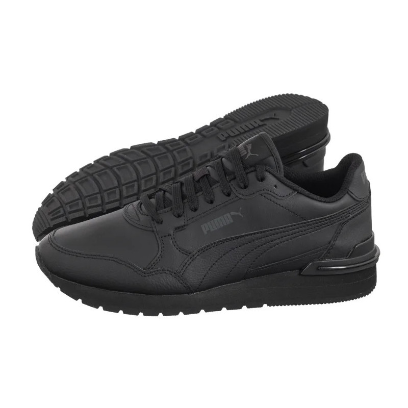 Puma ST Runner v4 L Jr Puma Black-Shadow Gray 399736-01  (PU599-a) sporta apavi