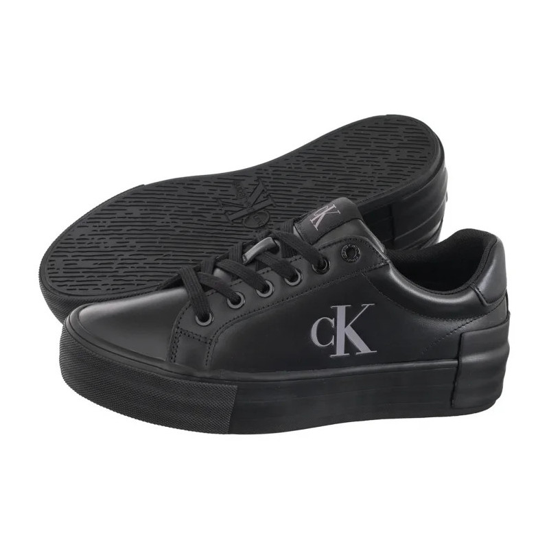 Calvin Klein Vulc Flatform Low Mg Lth Triple Black YW0YW01613 0GJ (CK569-a) spordijalatsid