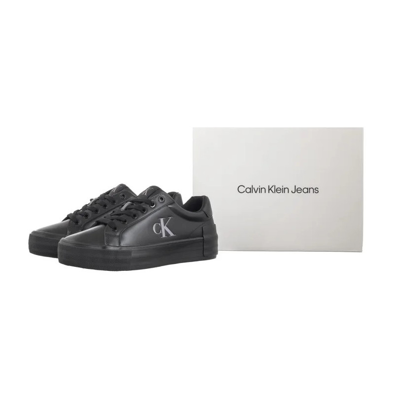 Calvin Klein Vulc Flatform Low Mg Lth Triple Black YW0YW01613 0GJ (CK569-a) spordijalatsid