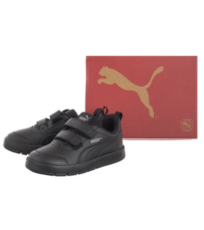 Puma Courtflex V3 V Inf Puma Black-Black/Cast Iron 310252-01 (PU601-a) sporta apavi