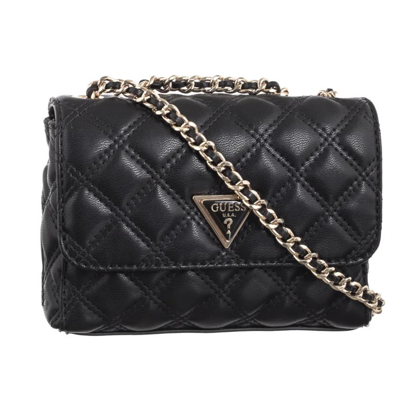 Guess Giully Mini 2 Comp Cnvrtbl Flp HWQG87 48740 Black (GU640-a) käekott