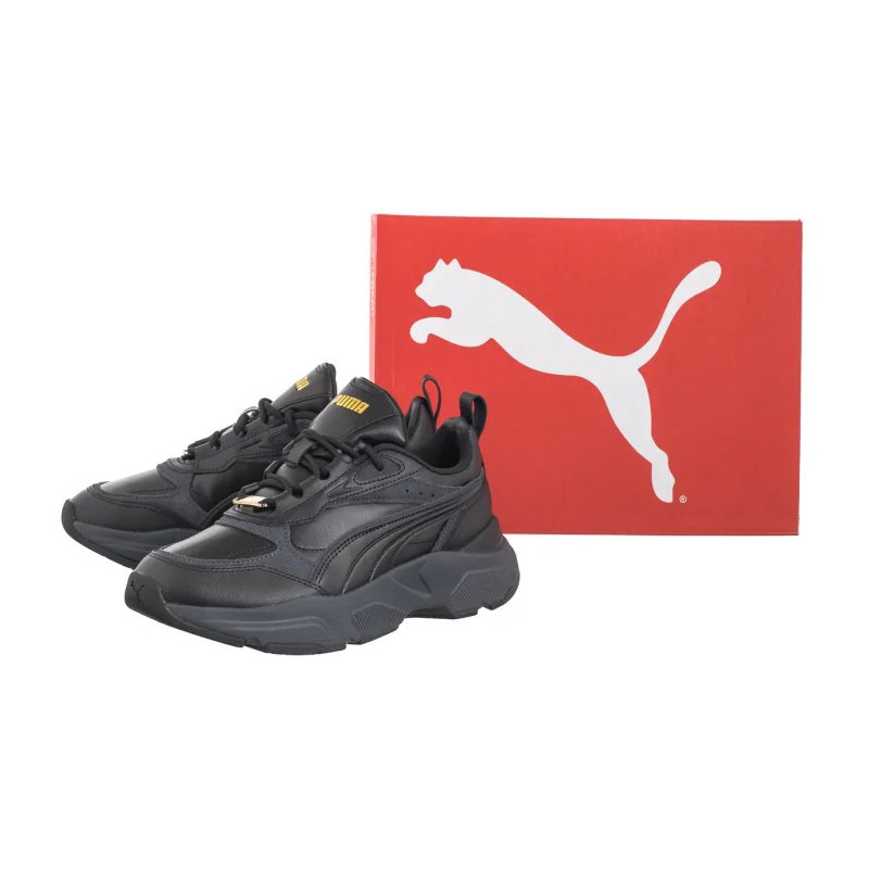 Puma Cassia Lux Puma Black-Strong Gray/Gold 397837-03 (PU602-a) sporta apavi