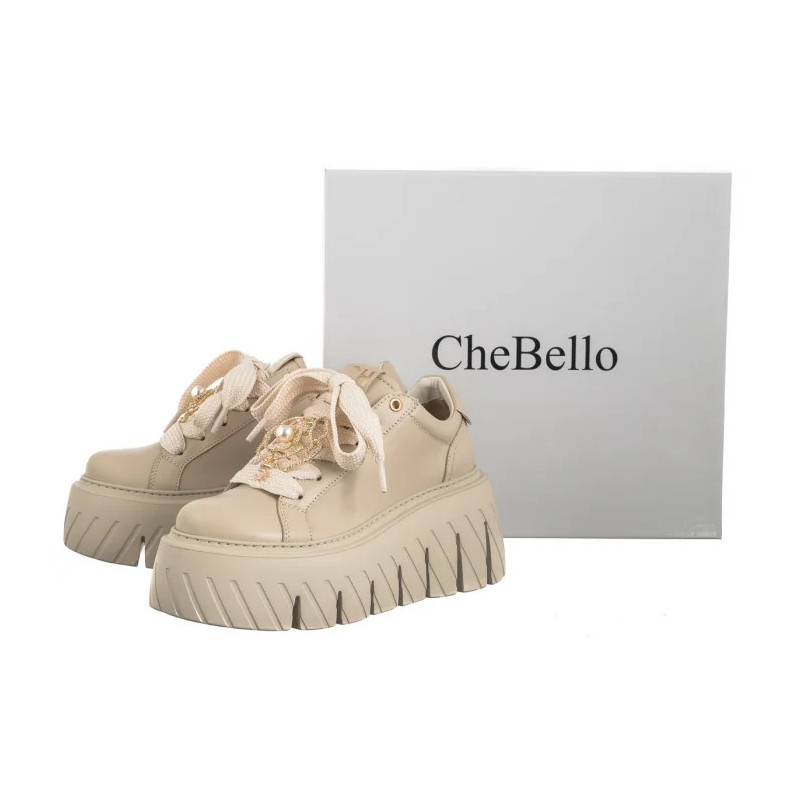 CheBello Beżowe 4530-469-000-PSK-S354 (CH145-a) shoes