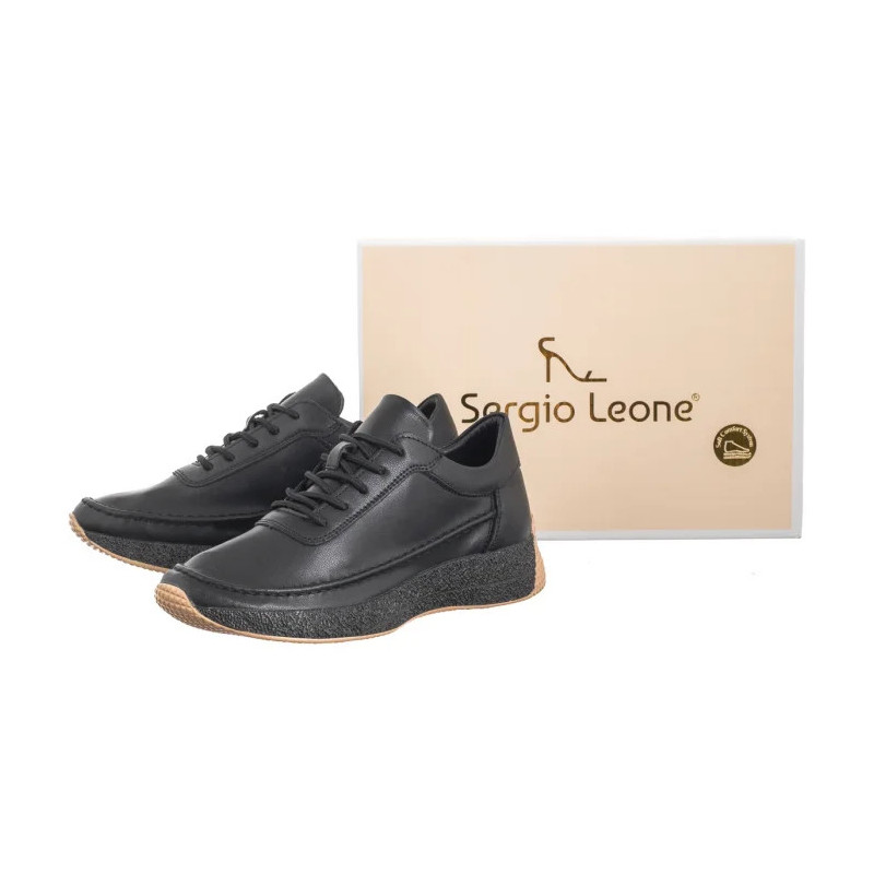 Sergio Leone Czarne SP 013 (SL535-a) batai