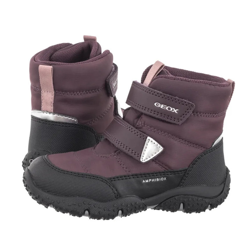 Geox B Baltic G.B Abx B - Nyl+Dbk DK Burgundy/Black B4654B 0FU50 C7J9B (GE195-a) ankle boots