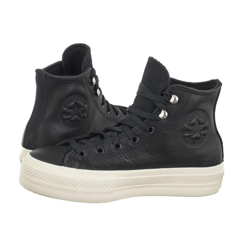 Converse CTAS Lift Hi Black/Black/Egret A08312C (CO714-a) kurpes