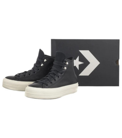 Converse CTAS Lift Hi Black/Black/Egret A08312C (CO714-a) kurpes