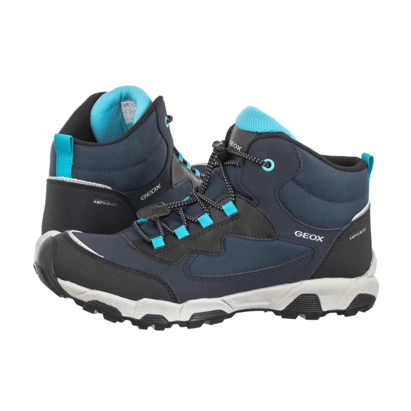 Geox J Magnetar B.B Abx C - Dbk+Nyl Navy/Lt Blue J463ZC 050FU C0693 (GE197-a) shoes