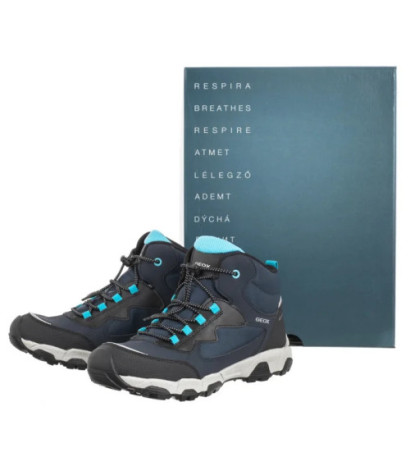 Geox J Magnetar B.B Abx C - Dbk+Nyl Navy/Lt Blue J463ZC 050FU C0693 (GE197-a) shoes