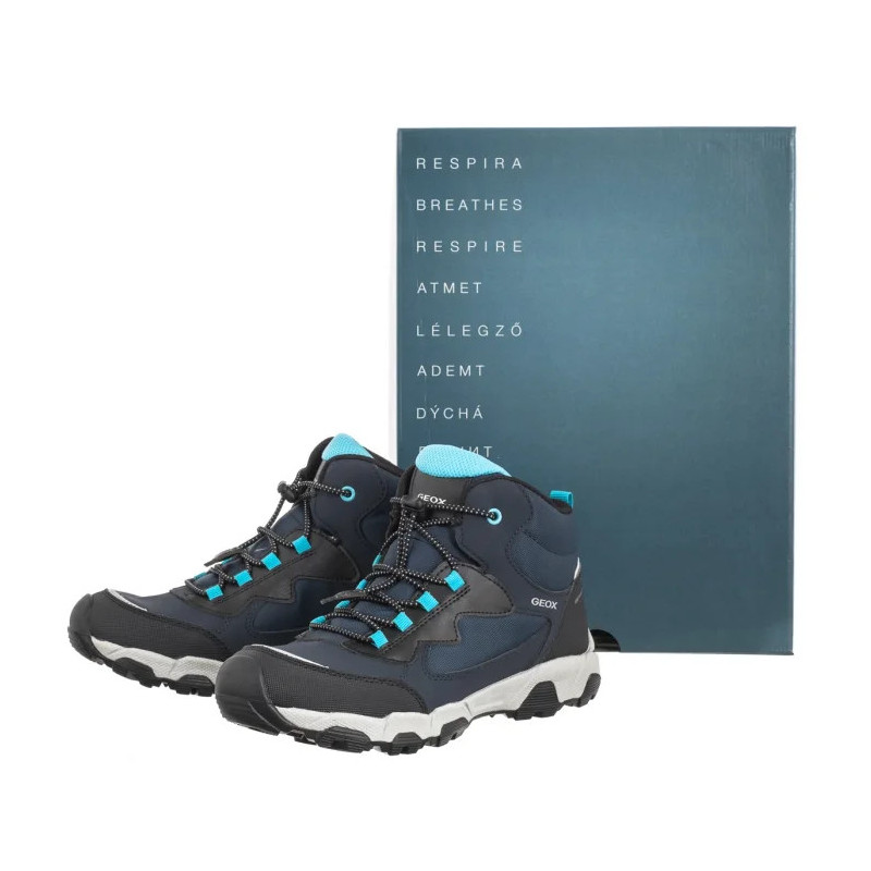 Geox J Magnetar B.B Abx C - Dbk+Nyl Navy/Lt Blue J463ZC 050FU C0693 (GE197-a) shoes